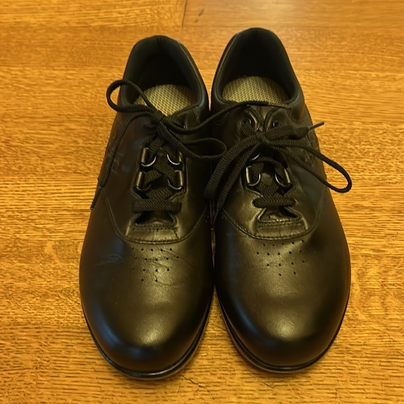 SAS Free Time Black Leather Comfort Walking Shoes Women’s Size 9 1/2 WW - Picture 5 of 11